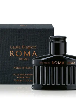 Ověřený Laura Biagiotti Roma Uomo Nero Estremo EDP Intense 40 ml M