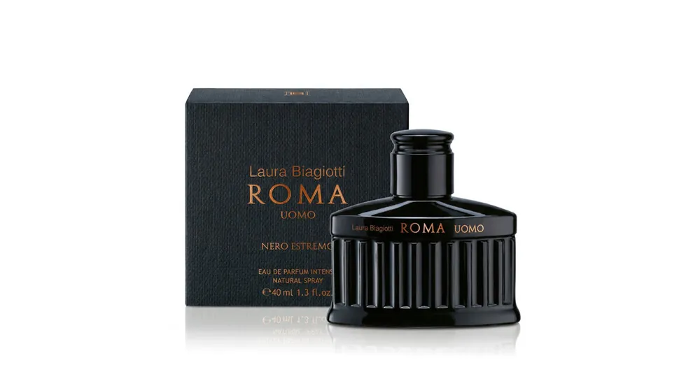 Ověřený Laura Biagiotti Roma Uomo Nero Estremo EDP Intense 40 ml M