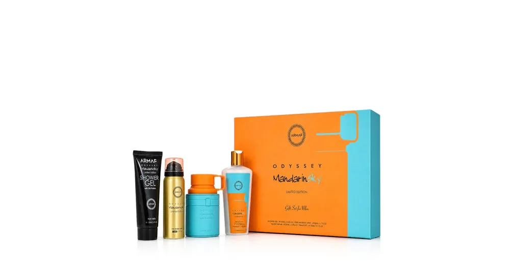 Armaf Odyssey Mandarin Sky EDP 100 ml + tělový sprej 50 ml + SG 100 ml + pánský šampon 250 ml M Sleva