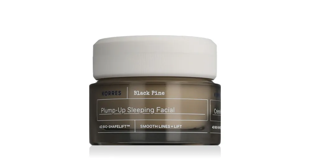 Ověřený Korres Black Pine Plump-Up Sleeping Facial 40 ml