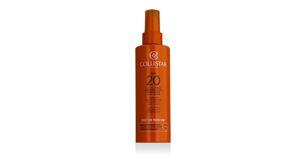 Collistar Smart Sun Protection® Tanning Moisturizing Milk Spray SPF 20 200 ml Vrácení Zdarma