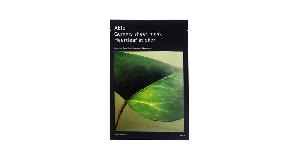 Originální Abib Gummy Sheet Mask Heartleaf Sticker 27 ml