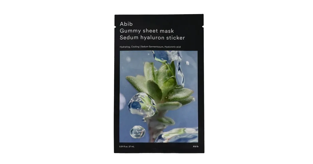 Cenová Bomba Abib Gummy Sheet Mask Sedum Hyaluron Sticker 27 ml