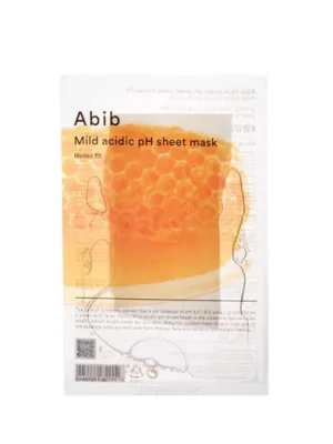 Nová Kolekce Abib Mild Acidic Ph Sheet Mask Honey Fit 30 ml