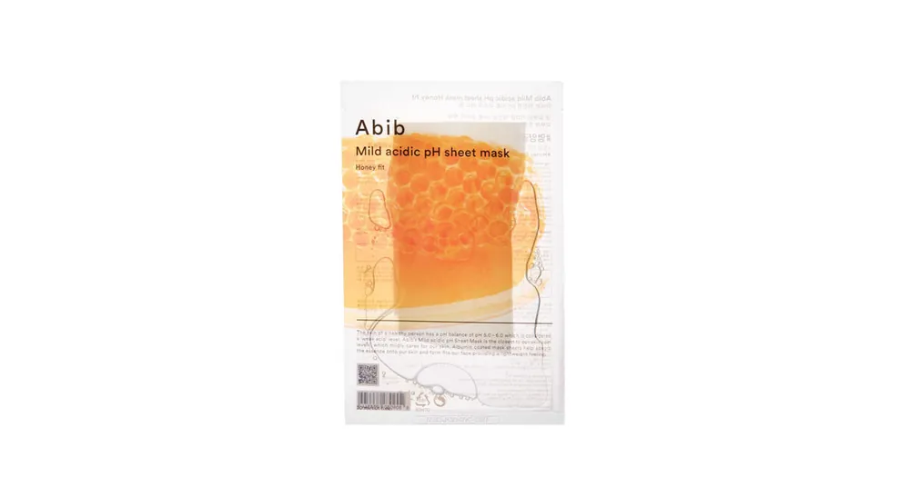 Nová Kolekce Abib Mild Acidic Ph Sheet Mask Honey Fit 30 ml