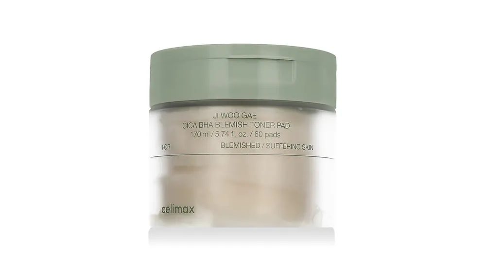 Výhodná Nabídka Celimax Ji Woo Gae Cica BHA Blemish Toner Pad 60 ks