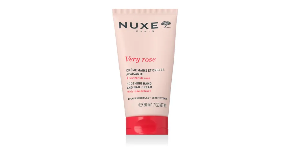 Akční Cena Nuxe Very Rose Hand And Nail Cream For Sensitive Skin 50 ml