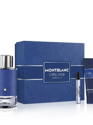 Montblanc Explorer Ultra Blue EDP 100 ml + EDP MINI 7,5 ml + SG 100 ml M Nejprodávanější
