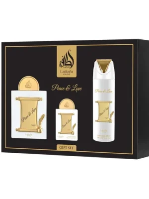 Aktuální Lattafa Pride Peace & Love EDP 100 ml + EDP 20 ml + DEO ve spreji 200 ml UNISEX