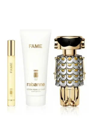 Sezónní Sleva Rabanne Fame EDP 80 ml + EDP MINI 10 ml + BL 100 ml W