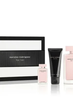 Narciso Rodriguez For Her EDP 100 ml + EDP MINI 10 ml + BL 50 ml W Must-Have