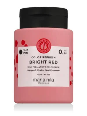 Maria Nila Colour Refresh Semi-permanent maska na vlasy s barevnými pigmenty Bright Red 100 ml Akční Nabídka