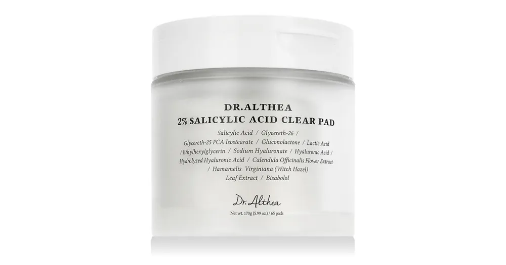 Jen Po Omezenou Doba Dr.Althea 2% Salicylic Acid Clear Pad 60 ks
