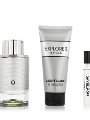 Montblanc Explorer Platinum EDP 100 ml + EDP MINI 7,5 ml + SG na tělo i vlasy 100 ml M Nejprodávanější