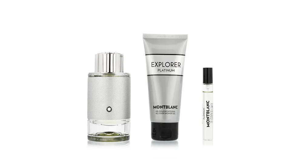 Montblanc Explorer Platinum EDP 100 ml + EDP MINI 7,5 ml + SG na tělo i vlasy 100 ml M Nejprodávanější