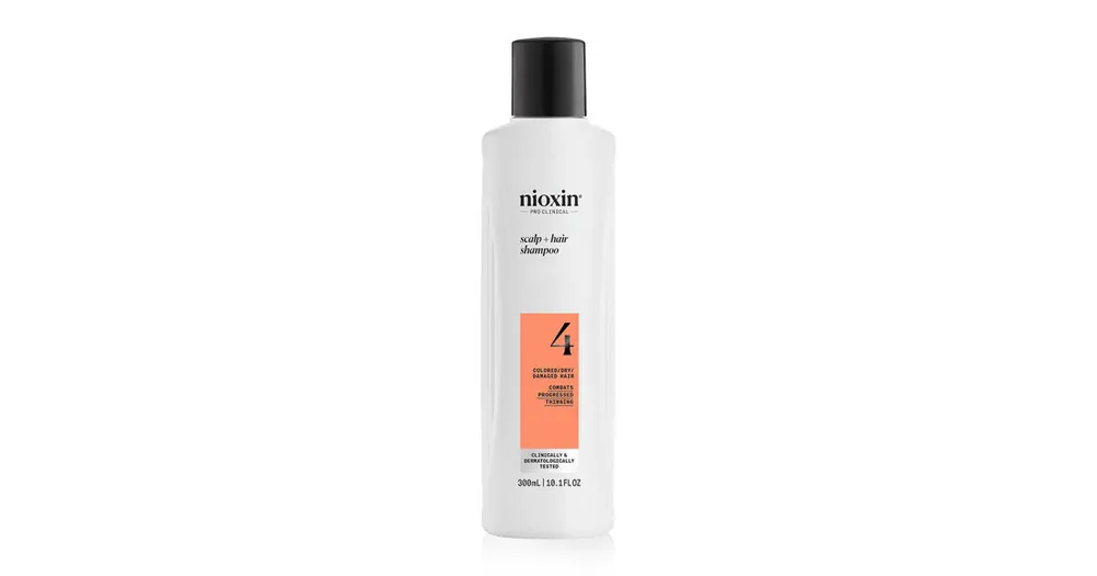 Nioxin System 4 Scalp + Hair Shampoo Progressed Thinning 300 ml Finální Výprodej